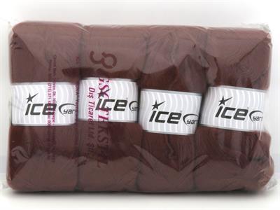 4x100gr. ANGORA Tiftik, Yün, Akrilik Koyu Bakır Kışlık, Angora