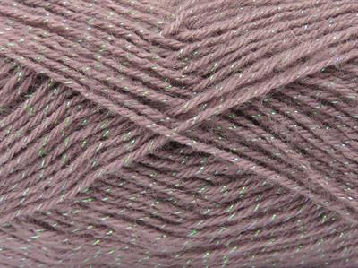 Lot of 4 x 100gr Skeins Ice Yarns ANGORA GLITZ (10% Mohair 15% Wool) Yarn Light Maroon