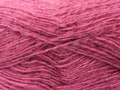 Lot of 4 x 100gr Skeins Ice Yarns ANGORA GLITZ (10% Mohair 15% Wool) Yarn Pink