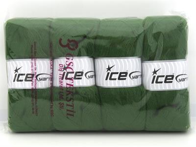 4x100gr. ANGORA Tiftik, Yün, Akrilik Yeşil Kışlık, Angora