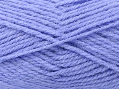 Lot of 4 x 100gr Skeins Ice Yarns ANGORA LUXE (10% Mohair 15% Wool) Yarn Bluish Lilac