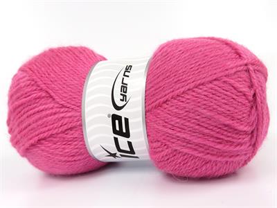 Lot of 4 x 100gr Skeins Ice Yarns ANGORA LUXE (10% Mohair 15% Wool) Yarn Candy Pink