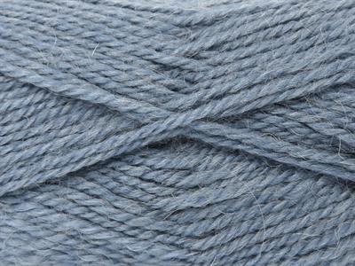 Lot of 4 x 100gr Skeins Ice Yarns ANGORA LUXE (10% Mohair 15% Wool) Yarn Light Jeans Blue