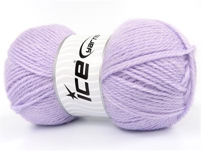 Lot of 4 x 100gr Skeins Ice Yarns ANGORA LUXE (10% Mohair 15% Wool) Yarn Light Lilac
