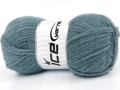 Lot of 4 x 100gr Skeins Ice Yarns ANGORA LUXE (10% Mohair 15% Wool) Yarn Ocean Green
