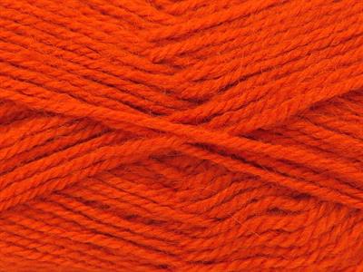 Lot of 4 x 100gr Skeins Ice Yarns ANGORA LUXE (10% Mohair 15% Wool) Yarn Orange