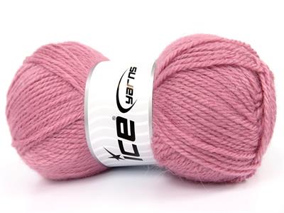 Lot of 4 x 100gr Skeins Ice Yarns ANGORA LUXE (10% Mohair 15% Wool) Yarn Pink