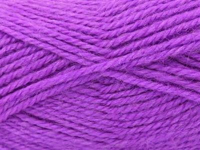 Lot of 4 x 100gr Skeins Ice Yarns ANGORA LUXE (10% Mohair 15% Wool) Yarn Pinkish Lilac