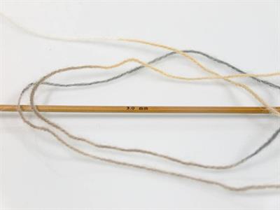 4x100gr. ANGORA SUPREME COLOR Akrilik, Angora Krem, Gri, Bej Kışlık, Angora, Batik Desenli