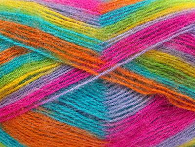 4x100gr. ANGORA SUPREME COLOR Akrilik, Angora Yeşil, Turkuaz, Sarı, Fuşya Kışlık, Angora, Batik Desenli