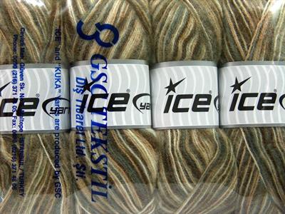 4x100gr. ANGORA SUPREME COLOR Akrilik, Angora Yeşil, Beyaz, Deve Tüyü Kışlık, Angora, Batik Desenli