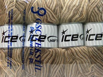 4x100gr. ANGORA SUPREME COLOR Akrilik, Angora Beyaz, Deve Tüyü Kışlık, Angora, Batik Desenli