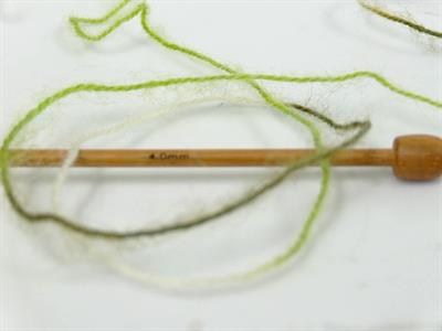 4x100gr. ANGORA SUPREME COLOR Akrilik, Angora Beyaz, Yeşil Tonları Kışlık, Angora, Batik Desenli