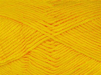 4x100gr. ANTIPILLING BABY  Koyu sarı Kışlık, Düz iplikler, Worsted, 100% Akrilik , Anti-Pilling