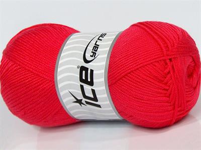 4x100gr. ANTIPILLING BABY  Fuşya Kışlık, Düz iplikler, Worsted, 100% Akrilik , Anti-Pilling
