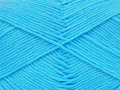 4x100gr. ANTIPILLING BABY  Açık Mavi Kışlık, Düz iplikler, Worsted, 100% Akrilik , Anti-Pilling