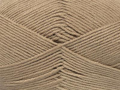 4x100gr. ANTIPILLING BABY  Açık Kamel Kışlık, Düz iplikler, Worsted, 100% Akrilik , Anti-Pilling
