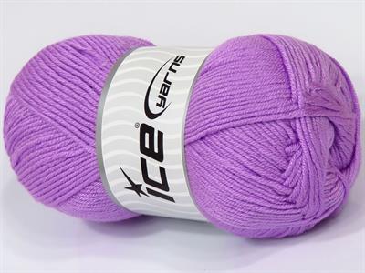 4x100gr. ANTIPILLING BABY  Leylak Kışlık, Düz iplikler, Worsted, 100% Akrilik , Anti-Pilling