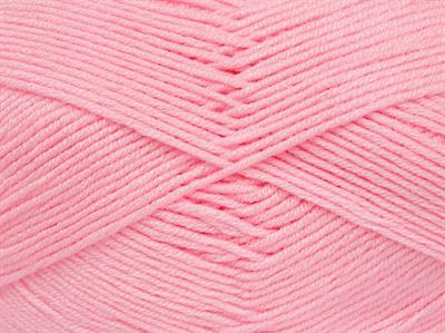4x100gr. ANTIPILLING BABY  Pembe Kışlık, Düz iplikler, Worsted, 100% Akrilik , Anti-Pilling