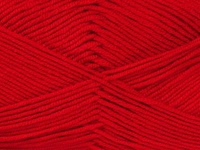 4x100gr. ANTIPILLING BABY  Kırmızı Kışlık, Düz iplikler, Worsted, 100% Akrilik , Anti-Pilling