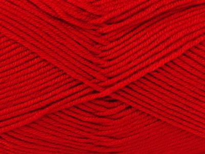4x100gr. ANTIPILLING BABY  Kırmızı Kışlık, Düz iplikler, Worsted, 100% Akrilik , Anti-Pilling
