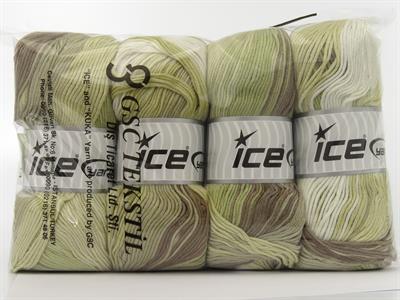 4x100gr. ANTIPILLING MAGIC  Beyaz, Deve Tüyü, Açık Haki, Bej Kışlık, Batik Desenli, 100% Akrilik , Anti-Pilling