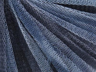 6x25gr. ARIA FRESCA  Siyah, Gri, Cam Göbeği Şerit, Yazlık İplikler, Zincir