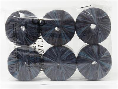 6x25gr. ARIA FRESCA  Mavi, Turkuaz, Gri Şerit, Yazlık İplikler, Zincir