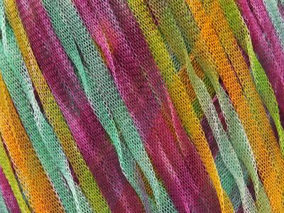 6x25gr. ARIA FRESCA  Yeşil, Mor, Altın Şerit, Yazlık İplikler, Zincir