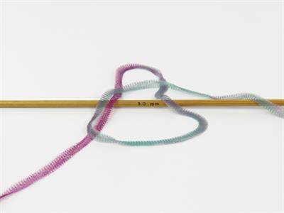 6x25gr. ARIA FRESCA  Yeşil, Mor, Altın Şerit, Yazlık İplikler, Zincir