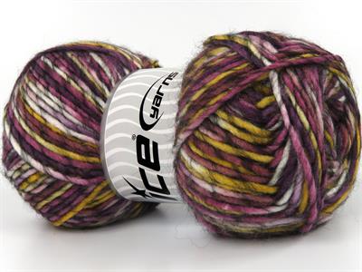 4x100gr. ARMONIA LANA Yün, Akrilik Siyah, Beyaz, Altın Kışlık, Yün, Batik Desenli, Worsted, Akrilik