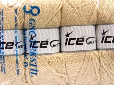 4x100gr. ATLAS Akrilik Cafe Latte  Kışlık, Düz iplikler, Kalın, 100% Akrilik