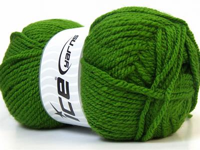 4x100gr. ATLAS Akrilik Yeşil Kışlık, Düz iplikler, Kalın, 100% Akrilik