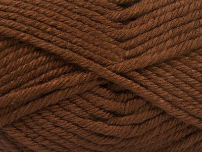 2x200gr. ATLAS JUMBO Akrilik Kahverengi Kışlık, Düz iplikler, Çok Kalın, 100% Akrilik