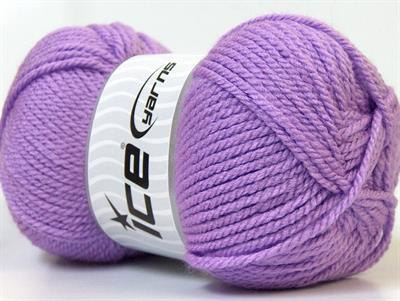 4x100gr. ATLAS Akrilik Leylak Kışlık, Düz iplikler, Kalın, 100% Akrilik