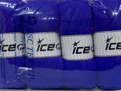 4x100gr. ATLAS Akrilik Mor Kışlık, Düz iplikler, Kalın, 100% Akrilik