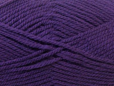 4x100gr. ATLAS Akrilik Mor Kışlık, Düz iplikler, Kalın, 100% Akrilik