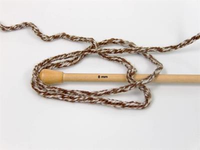 4x100gr. ATLAS SUPERBULKY Akrilik Kahverengi, Krem Kışlık, Düz iplikler, Çok Kalın, 100% Akrilik