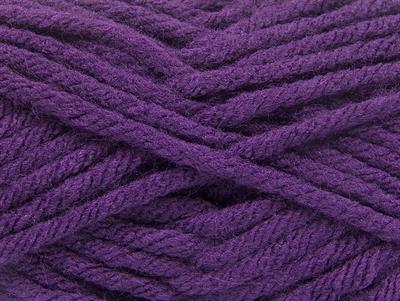 4x100gr. ATLAS SUPERBULKY Akrilik Mor Kışlık, Düz iplikler, Çok Kalın, 100% Akrilik