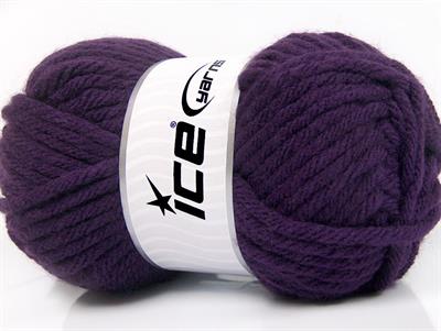 4x100gr. ATLAS SUPERBULKY Akrilik Mor Kışlık, Düz iplikler, Çok Kalın, 100% Akrilik