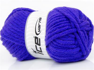 4x100gr. ATLAS SUPERBULKY Akrilik Mor Kışlık, Düz iplikler, Çok Kalın, 100% Akrilik