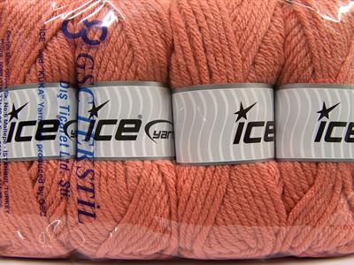 4x100gr. ATLAS SUPERBULKY Akrilik Somon Kışlık, Düz iplikler, Çok Kalın, 100% Akrilik