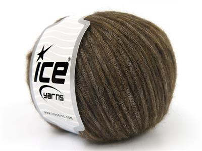 Lot of 4 Skeins Ice Yarns BABY ALPACA AIR (60% Baby Alpaca 15% Superwash Extrafine Merino Wool) Yarn Brown