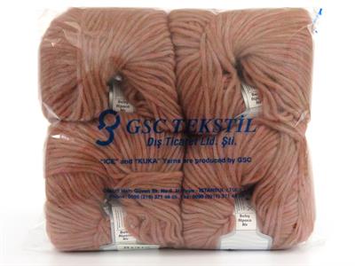 Lot of 4 Skeins Ice Yarns BABY ALPACA AIR (60% Baby Alpaca 15% Superwash Extrafine Merino Wool) Yarn Light Copper