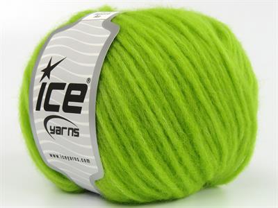 Lot of 4 Skeins Ice Yarns BABY ALPACA AIR (60% Baby Alpaca 15% Superwash Extrafine Merino Wool) Yarn Green