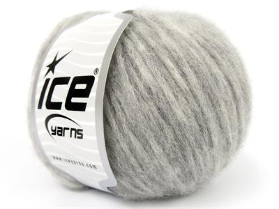 Lot of 4 Skeins Ice Yarns BABY ALPACA AIR (60% Baby Alpaca 15% Superwash Extrafine Merino Wool) Yarn Grey