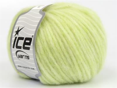 Lot of 4 Skeins Ice Yarns BABY ALPACA AIR (60% Baby Alpaca 15% Superwash Extrafine Merino Wool) Yarn Light Green