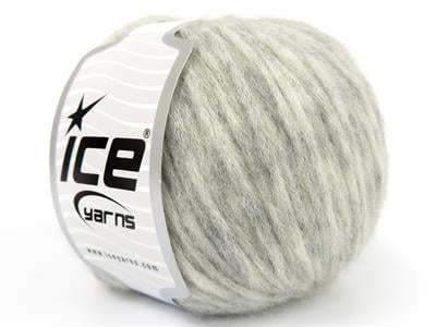 Lot of 4 Skeins Ice Yarns BABY ALPACA AIR (60% Baby Alpaca 15% Superwash Extrafine Merino Wool) Yarn Light Grey