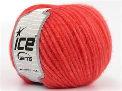Lot of 4 Skeins Ice Yarns BABY ALPACA AIR (60% Baby Alpaca 15% Superwash Extrafine Merino Wool) Yarn Tomato Red