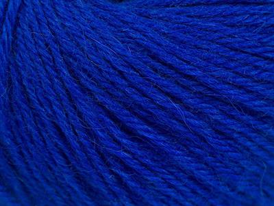 Lot of 4 Skeins Ice Yarns BABY ALPACA (55% Baby Alpaca 45% Superwash Extrafine Merino Wool) Yarn Blue